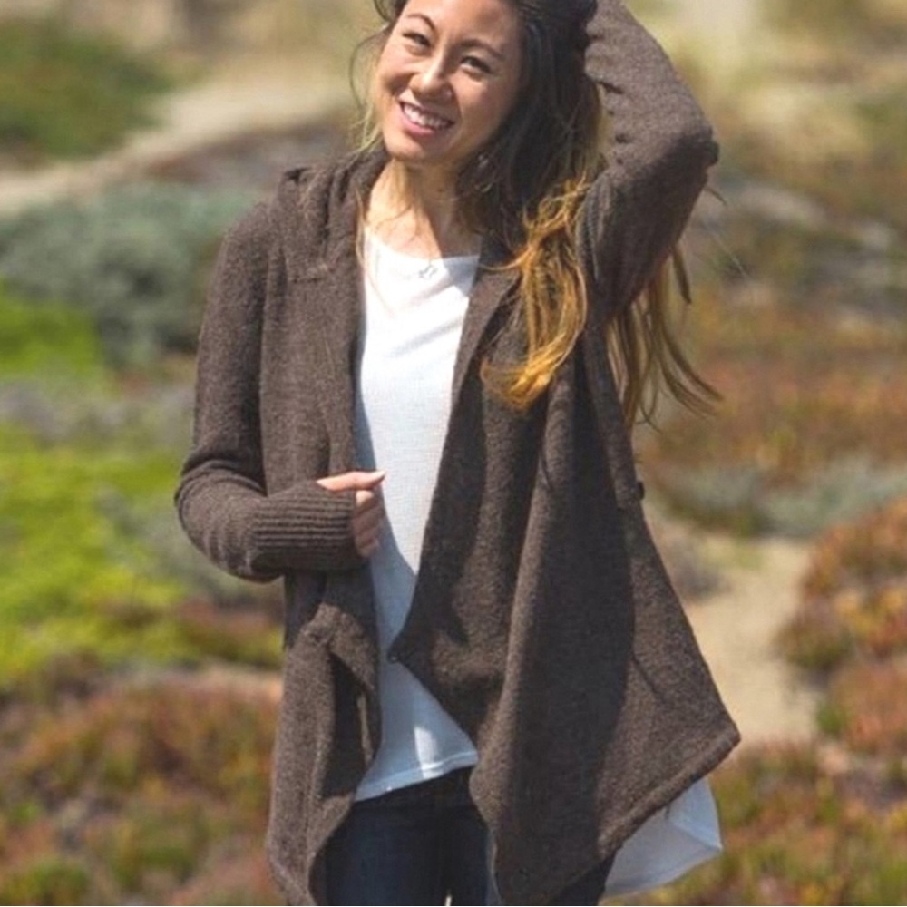 Betabrand black sheep wool sweater